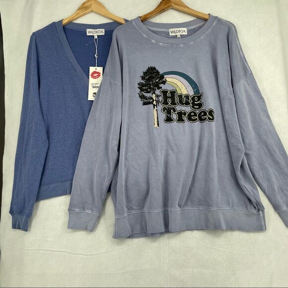 -Wildfox Sweatshirt and Pant 3 Piece Set NWT L - Picture 2 of 11